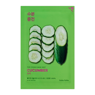 Holika holika Pure Essence Mask Sheet - Cucumber veido kaukė su agurkų ekstraktu