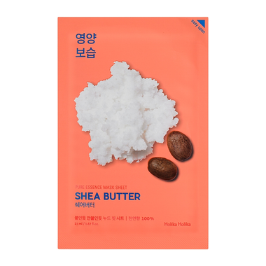 Holika holika Pure Essence Mask Sheet - Shea Butter veido kaukė su taukmedžio sviestu