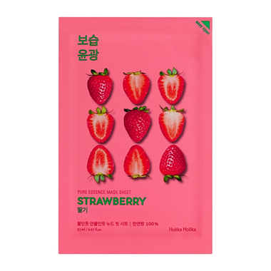 Holika holika Pure Essence Mask Sheet - Strawberry veido kaukė su braškių ekstraktu